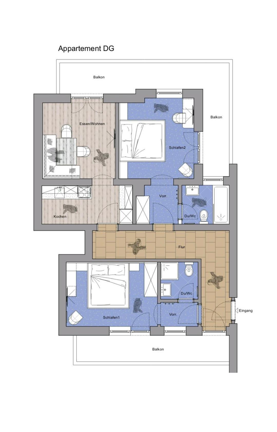 Zeitlos Apartments Gerlos Værelse billede